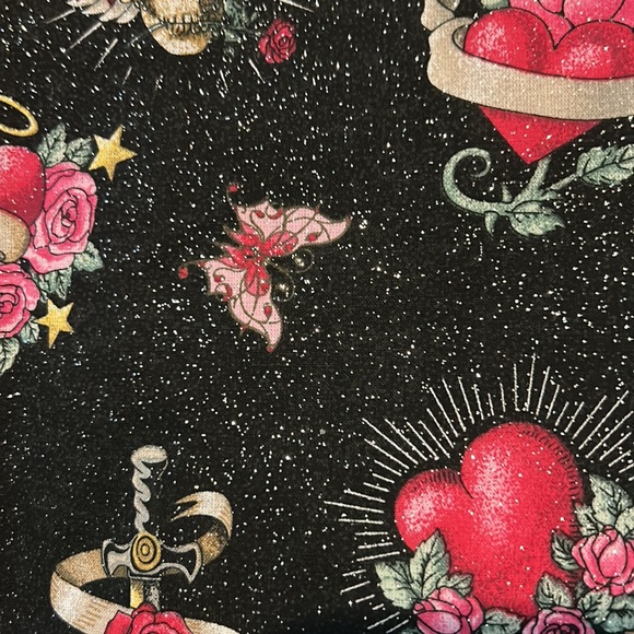 BETSEY JOHNSON MEETS VANS MEETS ED HARDY vibes   Unique bag for sure - Picture 5 of 12